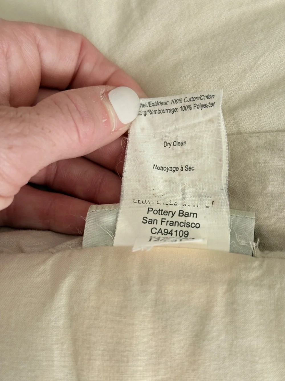 Pottery Barn Quilted Comforter Camel Tan King Size